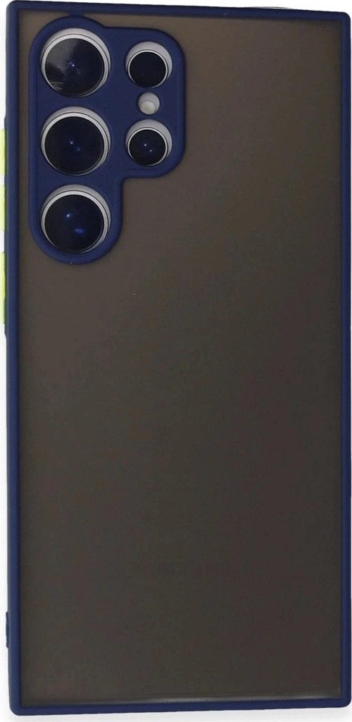 Samsung Galaxy S24 Ultra Kılıf Montreal Silikon Kapak - Lacivert-(5796)