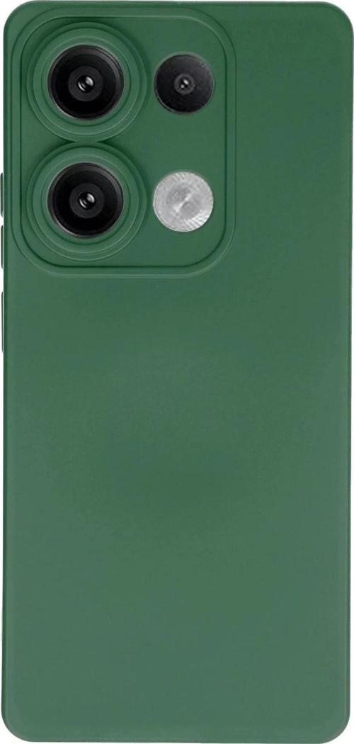 Xiaomi Redmi Note 13 Pro 4G Kılıf Nano içi Kadife Silikon - Koyu Yeşil-(5796)