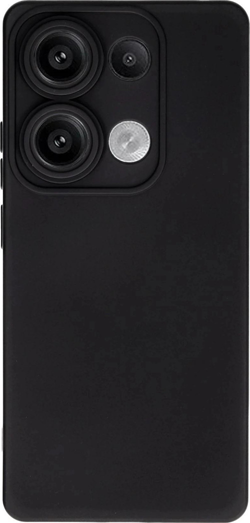 Xiaomi Redmi Note 13 Pro 4G Kılıf Nano içi Kadife Silikon - Siyah-(5796)