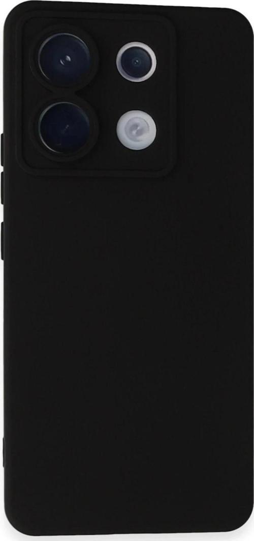 Xiaomi Redmi Note 13 Pro 5G Kılıf Nano içi Kadife Silikon - Siyah-(5796)