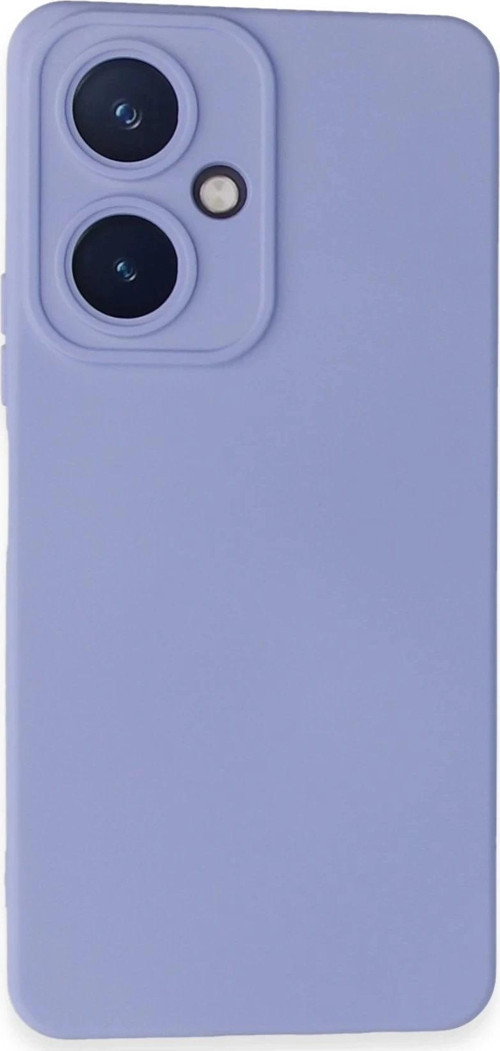 Vivo Y27 Kılıf Nano içi Kadife Silikon - Lila-(5796)