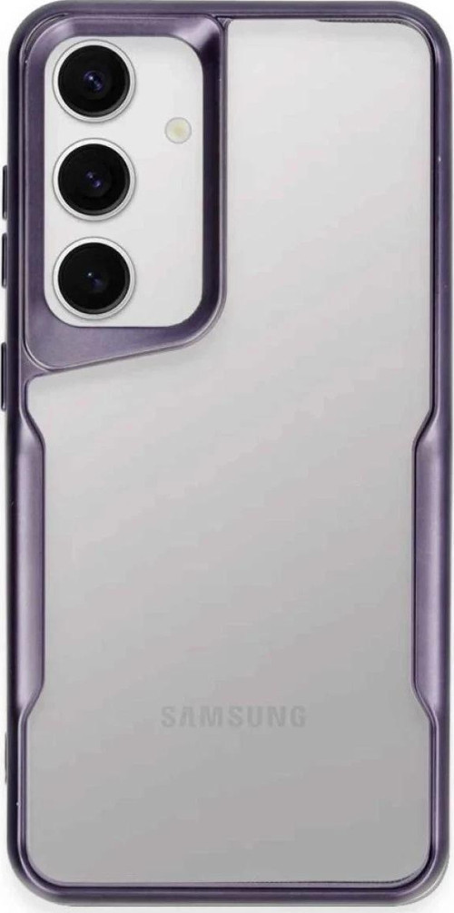 Samsung Galaxy A24 4G Kılıf Boyi Silikon Kapak - Derin Mor-(5796)