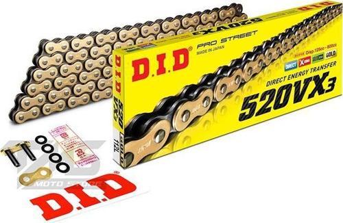 520-112Vx3 2010-2012 Husqvarna CR 125 Uyumlu Zincir Vx3 Xring Gold (Sarı) Renk