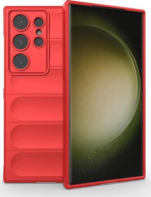 Samsung Galaxy S24 Ultra Kılıf Optimum Silikon - Kırmızı-(5796)