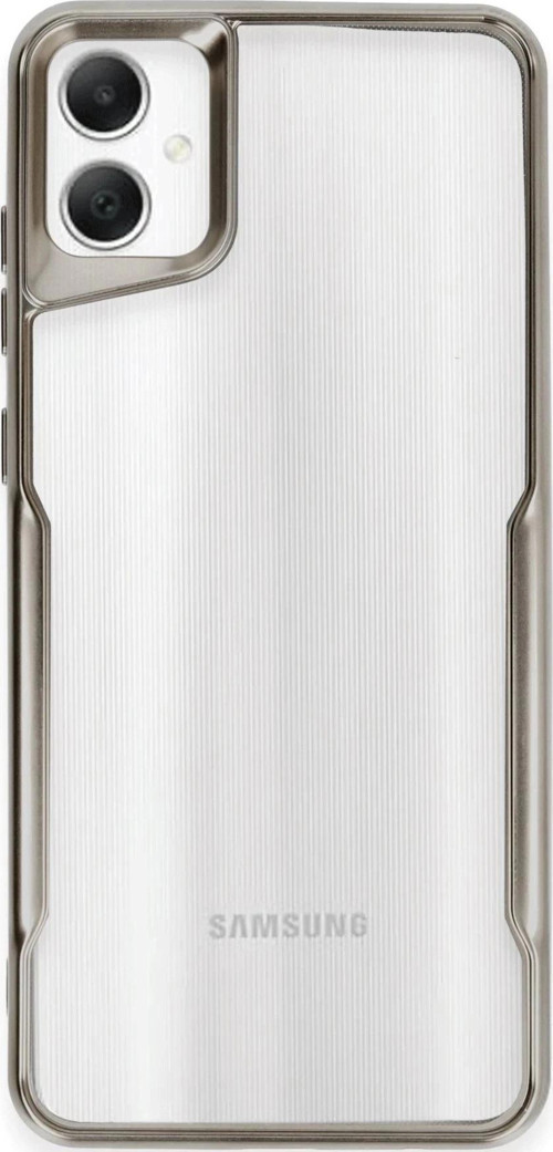 Samsung Galaxy A05 Kılıf Boyi Silikon Kapak - Titan Gri-(5796)