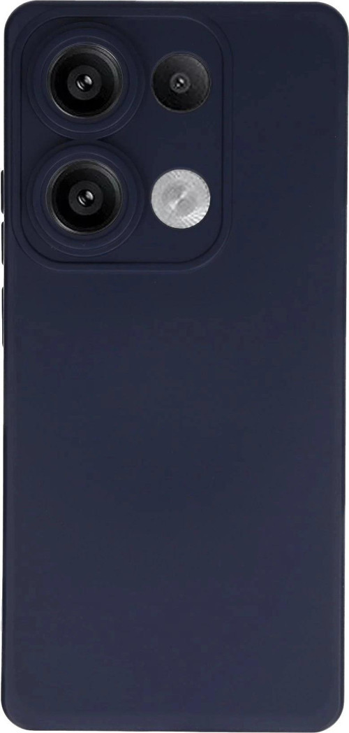 Xiaomi Redmi Note 13 Pro 4G Kılıf Nano içi Kadife Silikon - Lacivert-(5796)