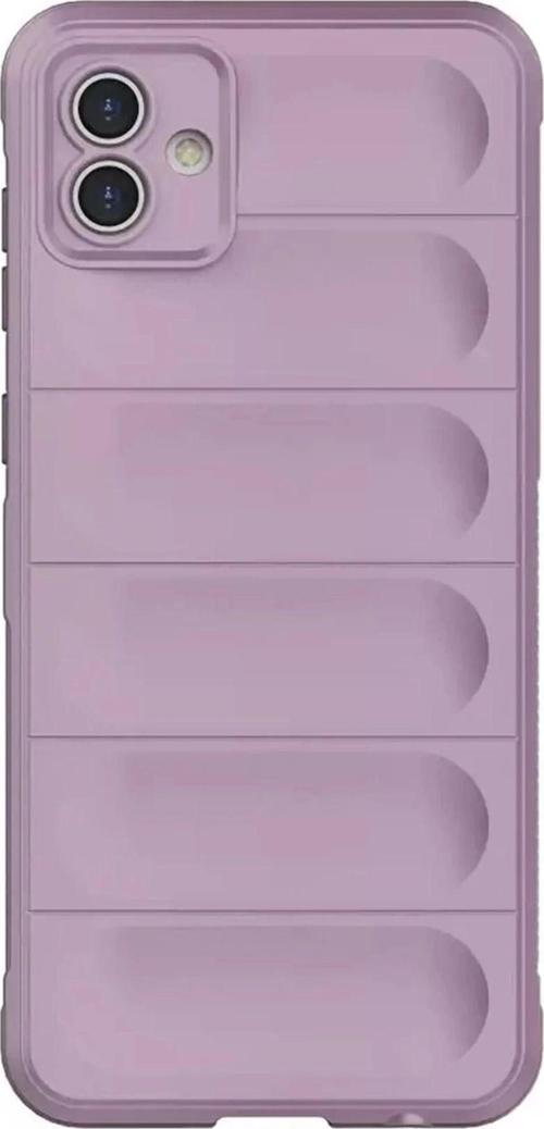 Samsung Galaxy A05 Kılıf Optimum Silikon - Mor-(5796)