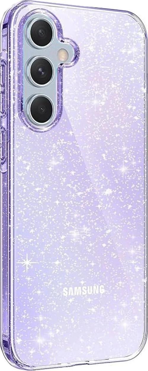 Samsung Galaxy A15 4G Kılıf Glow Kapak - Mor-(5796)