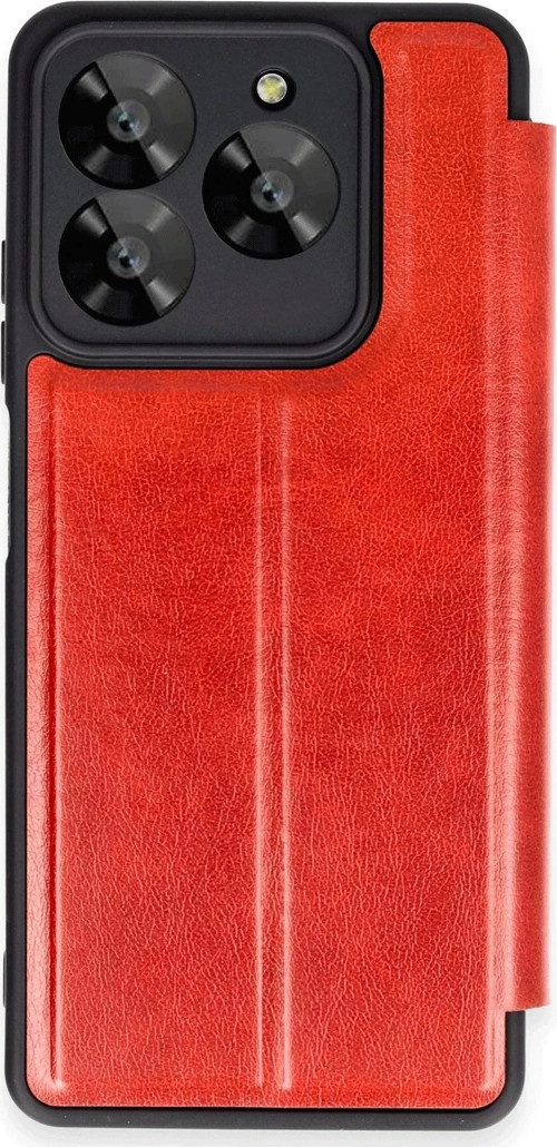 General Mobile Era 50 Kılıf Flip Cover - Kırmızı-(5796)