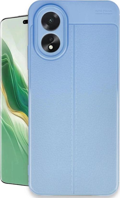 Oppo A38 Kılıf Auto Focus Kapak - Mavi-(5796)