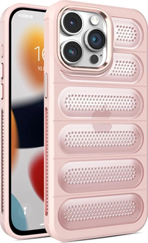 iPhone 14 Pro Kılıf Airmax Silikon Kapak - Pembe-(5796)