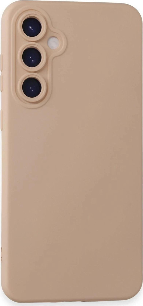 Samsung Galaxy S24 Kılıf Nano içi Kadife Silikon - Pudra-(5796)