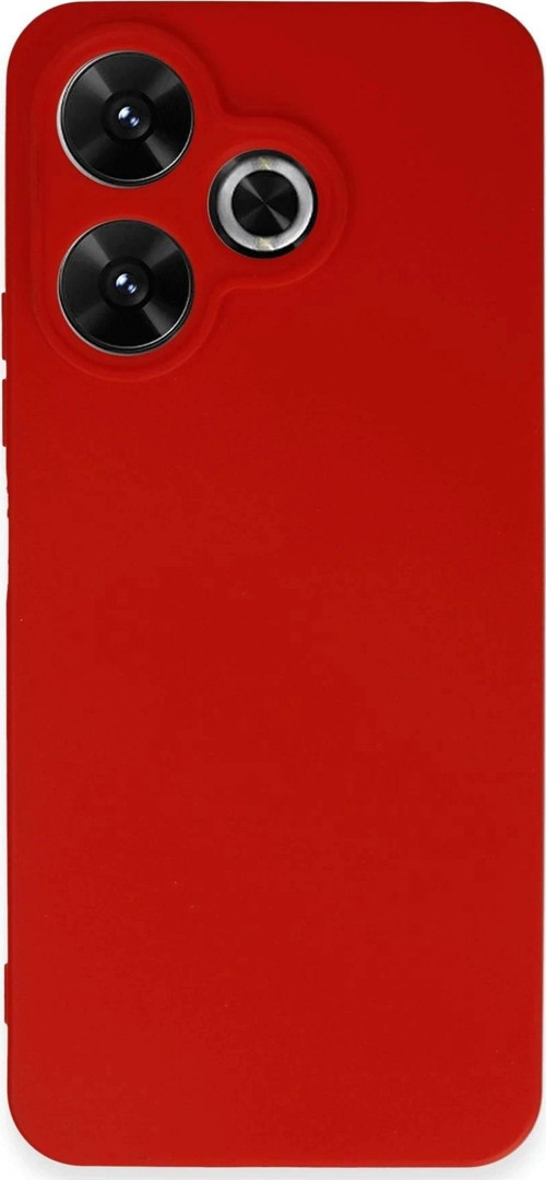Xiaomi Redmi 13 4G Kılıf First Silikon - Kırmızı-(5796)