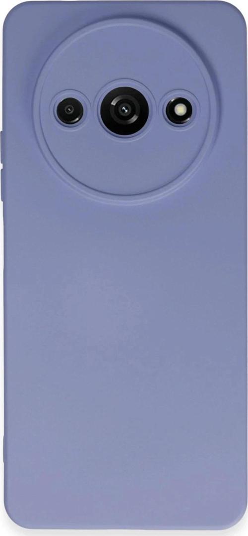 Xiaomi Redmi A3 4G Kılıf Nano içi Kadife Silikon - Lila-(5796)