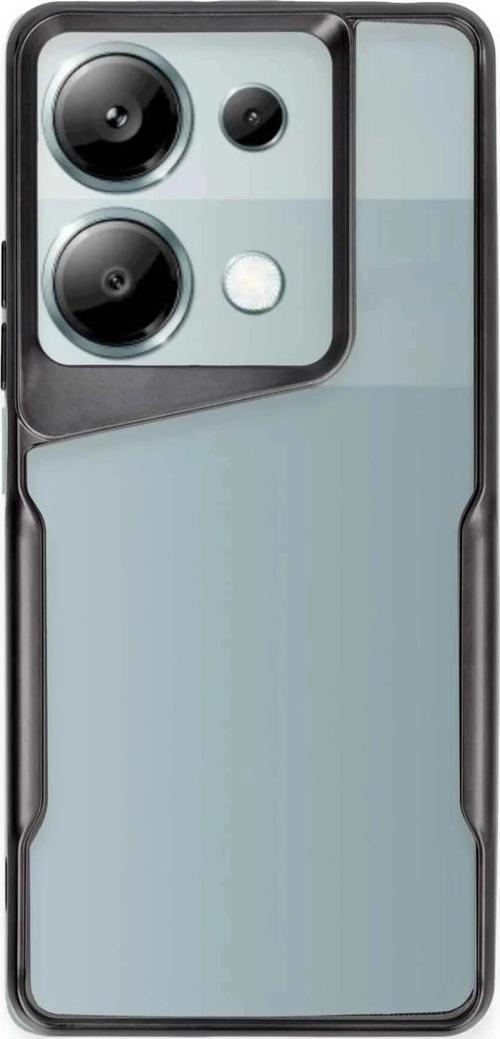 Xiaomi Redmi Note 13 Pro 5G Kılıf Boyi Silikon Kapak - Siyah-(5796)