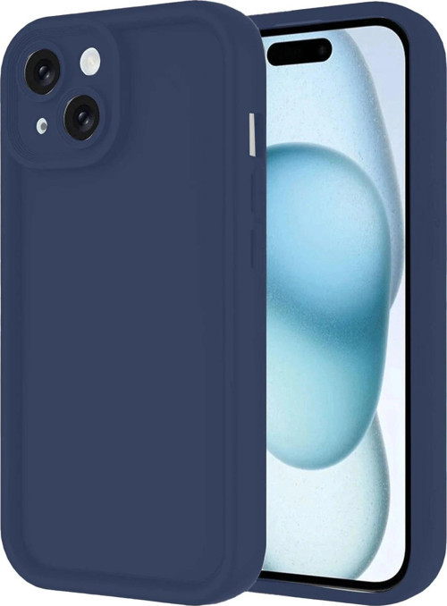 iPhone 14 Kılıf Viera Silikon - Lacivert-(5796)