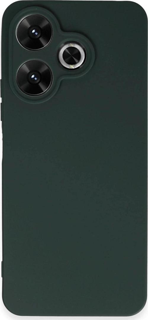 Xiaomi Redmi 13 4G Kılıf First Silikon - Koyu Yeşil-(5796)
