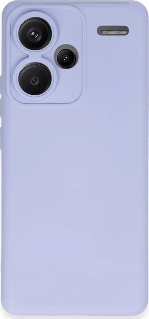 Xiaomi Redmi Note 13 Pro Plus Kılıf Nano içi Kadife Silikon - Lila-(5796)