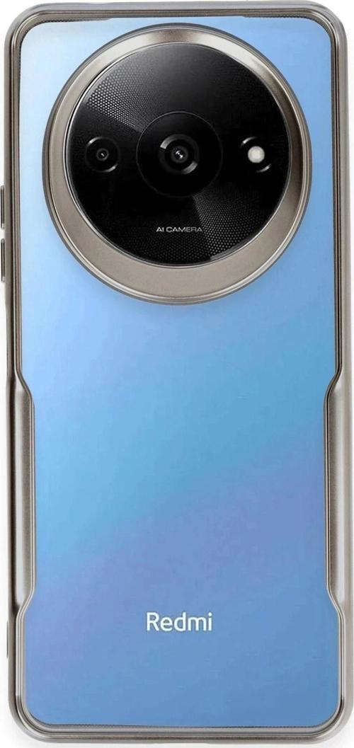 Xiaomi Redmi A3 4G Kılıf Boyi Silikon Kapak - Titan Gri-(5796)