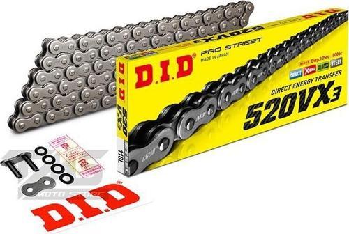 520-118Vx3 2021-2023 Honda Forza 750 Uyumlu Zincir Vx3 Xring Çelik Renk