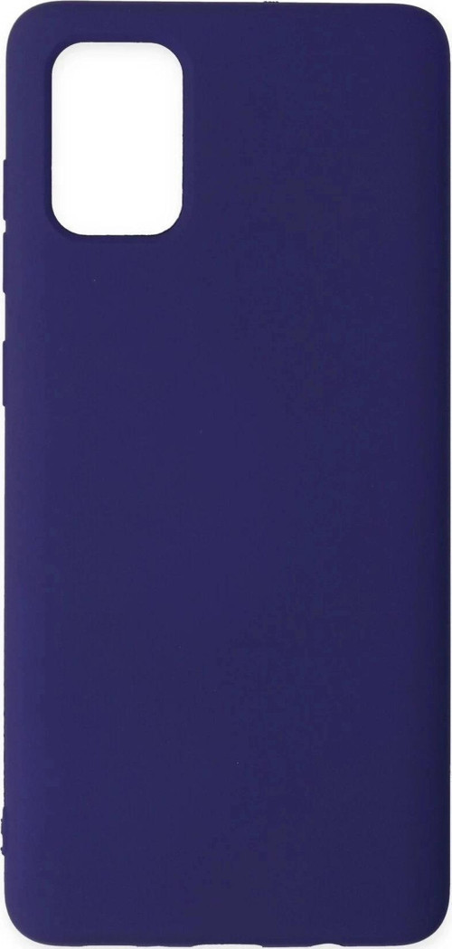 Samsung Galaxy A71 Kılıf Nano içi Kadife Silikon - Mor-(5796)