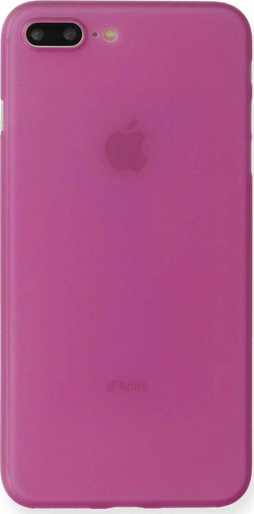 iPhone 7 Plus Kılıf PP Ultra İnce Kapak - Pembe-(5796)