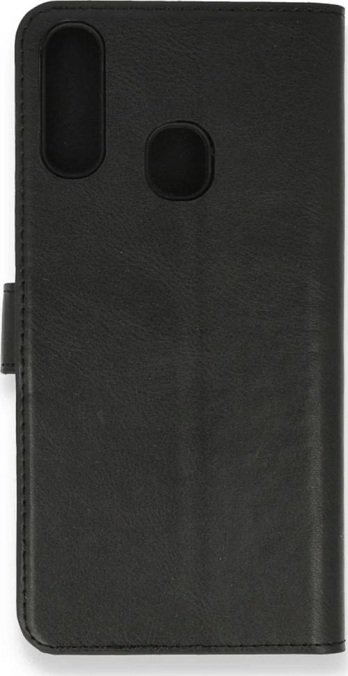 Samsung Galaxy A20S Kılıf Trend S Plus Kapaklı Kılıf - Siyah-(5796)