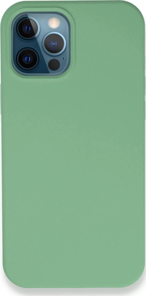 iPhone 12 Pro Kılıf Lansman Legant Silikon - Yeşil-(5796)