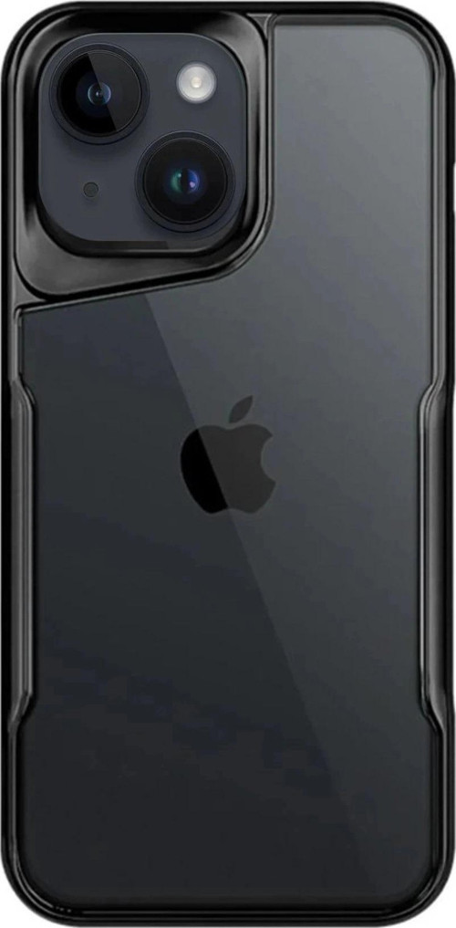 iPhone 15 Kılıf Boyi Silikon Kapak - Siyah-(5796)