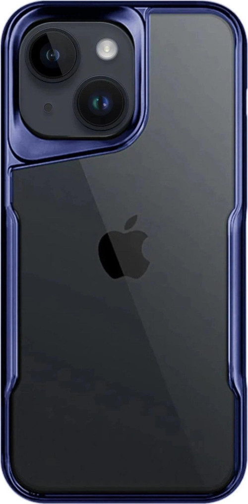 iPhone 15 Kılıf Boyi Silikon Kapak - Lacivert-(5796)
