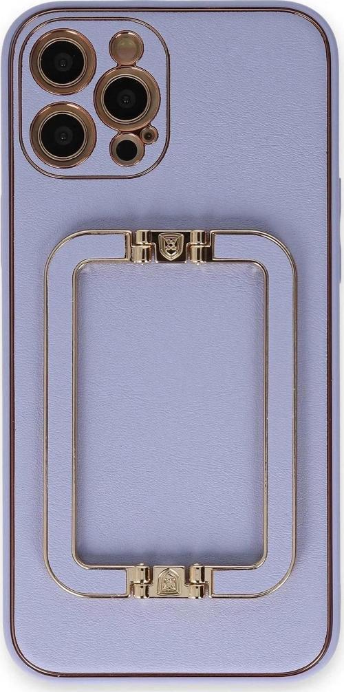 iPhone 12 Pro Kılıf Coco Elit Kapak - Lila-(5796)