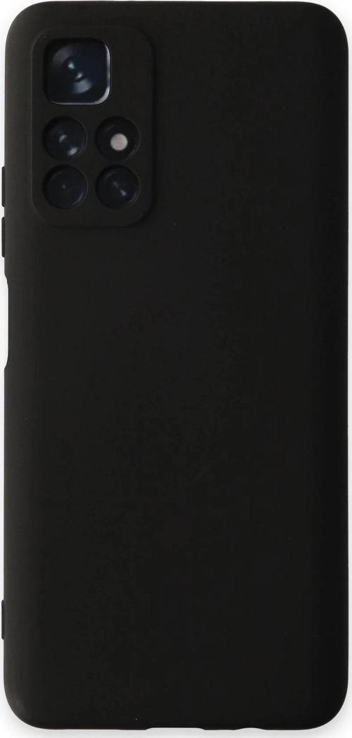 Xiaomi Redmi Note 11T Kılıf Nano içi Kadife Silikon - Siyah-(5796)
