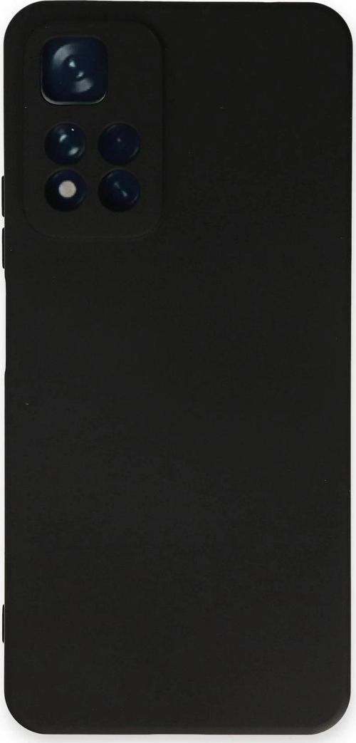 Xiaomi Redmi Note 11 Pro Plus 5G Kılıf Nano içi Kadife Silikon - Siyah-(5796)