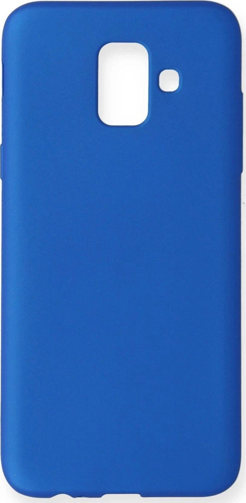 Samsung Galaxy A6 2018 Kılıf First Silikon - Mavi-(5796)