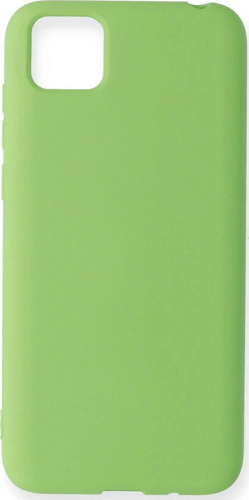 Huawei Y5P Kılıf Nano içi Kadife Silikon - Yeşil-(5796)