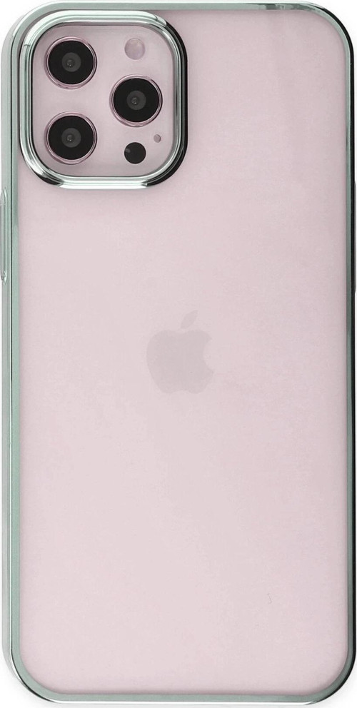 iPhone 12 Pro Max Kılıf Element Silikon - Yeşil-(5796)