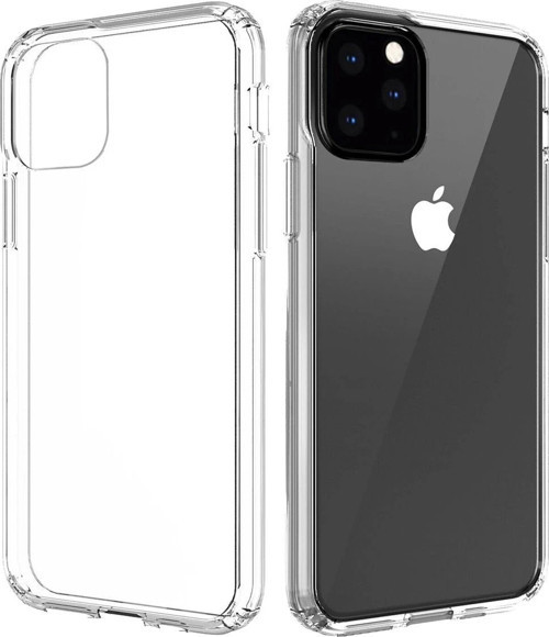 iPhone 11 Pro Max Kılıf Lüx Şeffaf Silikon-(5796)