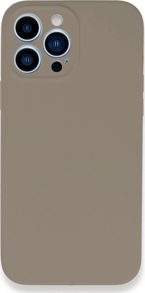 iPhone 13 Pro Kılıf Lansman Legant Silikon - Bej-(5796)