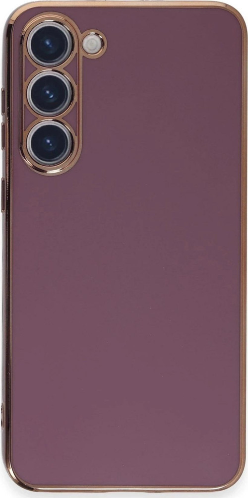 Samsung Galaxy S23 Kılıf Volet Silikon - Mor-(5796)