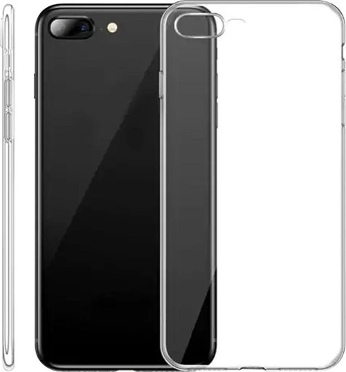 iPhone 8 Plus Kılıf Lüx Şeffaf Silikon-(5796)