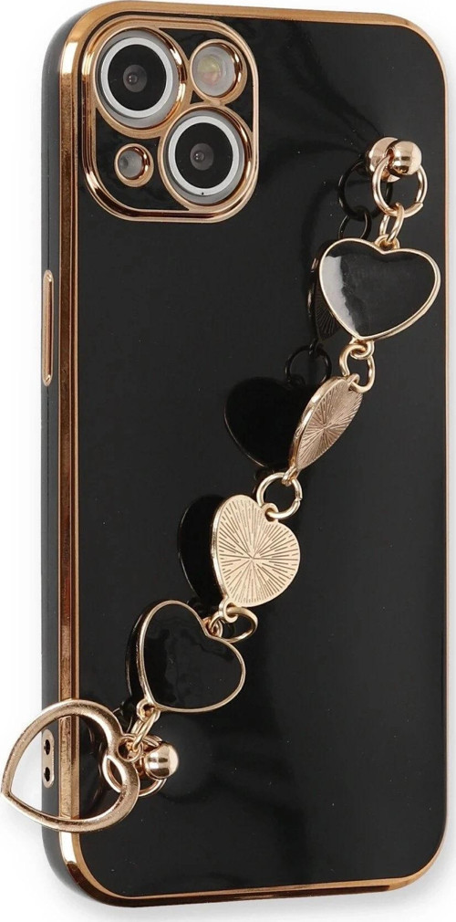 iPhone 13 Kılıf Esila Silikon - Siyah-(5796)