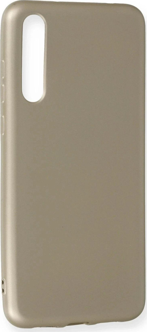 Huawei P20 Pro Kılıf First Silikon - Gold-(5796)