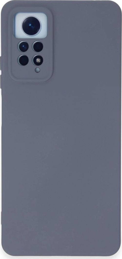 Xiaomi Redmi Note 12 Pro 4G Kılıf Nano içi Kadife Silikon - Gri-(5796)