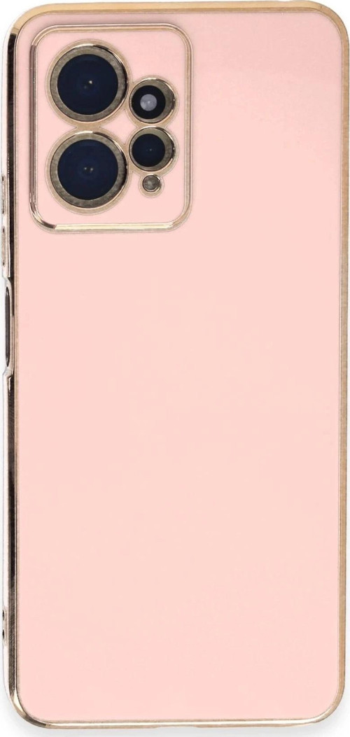 Xiaomi Redmi Note 12 4G Kılıf Volet Silikon - Pembe-(5796)
