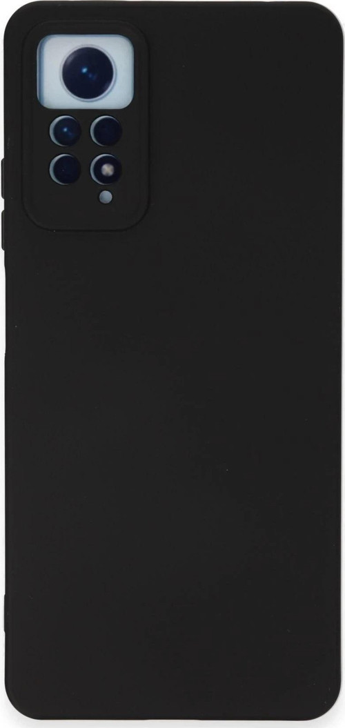 Xiaomi Redmi Note 12 Pro 4G Kılıf Nano içi Kadife Silikon - Siyah-(5796)