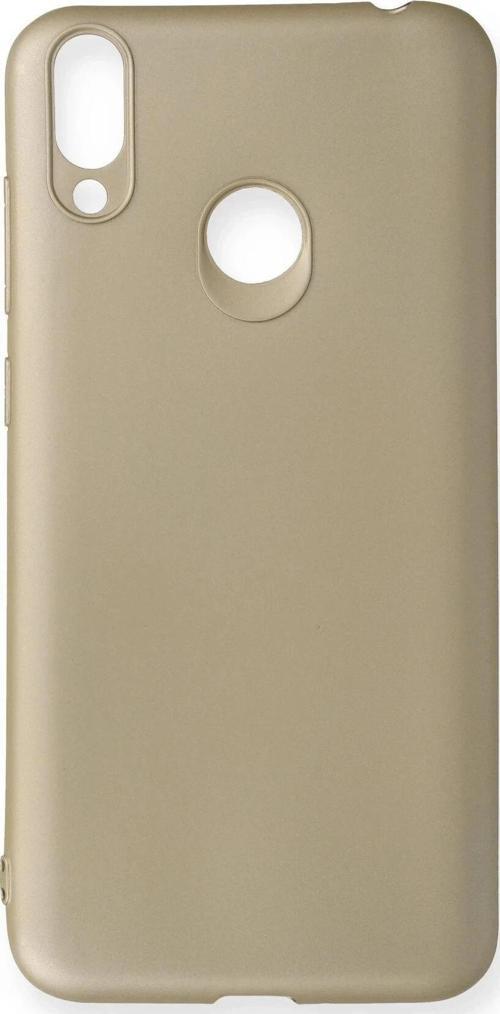 Huawei Honor 8C Kılıf First Silikon - Gold-(5796)