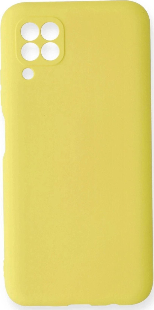 Huawei P40 Lite Kılıf Nano içi Kadife Silikon - Sarı-(5796)