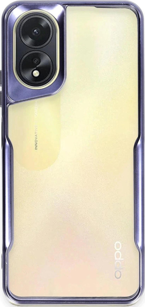 Oppo A38 Kılıf Boyi Silikon Kapak - Lacivert-(5796)