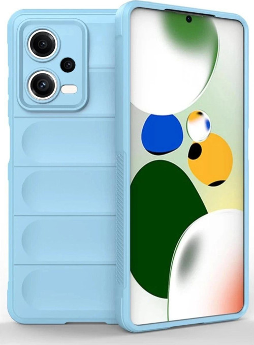 Xiaomi Poco X5 5G Kılıf Optimum Silikon - Sky Blue-(5796)