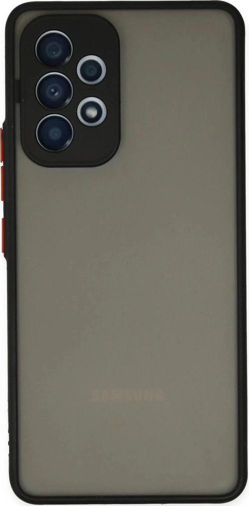Samsung Galaxy A23 4G Kılıf Montreal Silikon Kapak - Siyah-(5796)